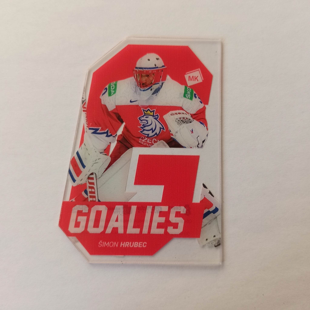 Šimon Hrubec  2021 MK GOALIES  PROMO Red 1 