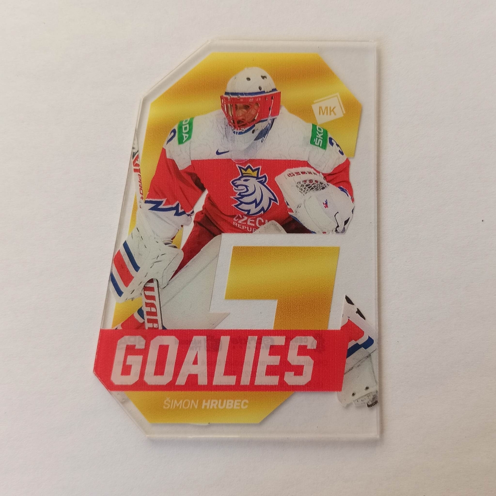 Šimon Hrubec  2021 MK GOALIES  PROMO Gold 1 