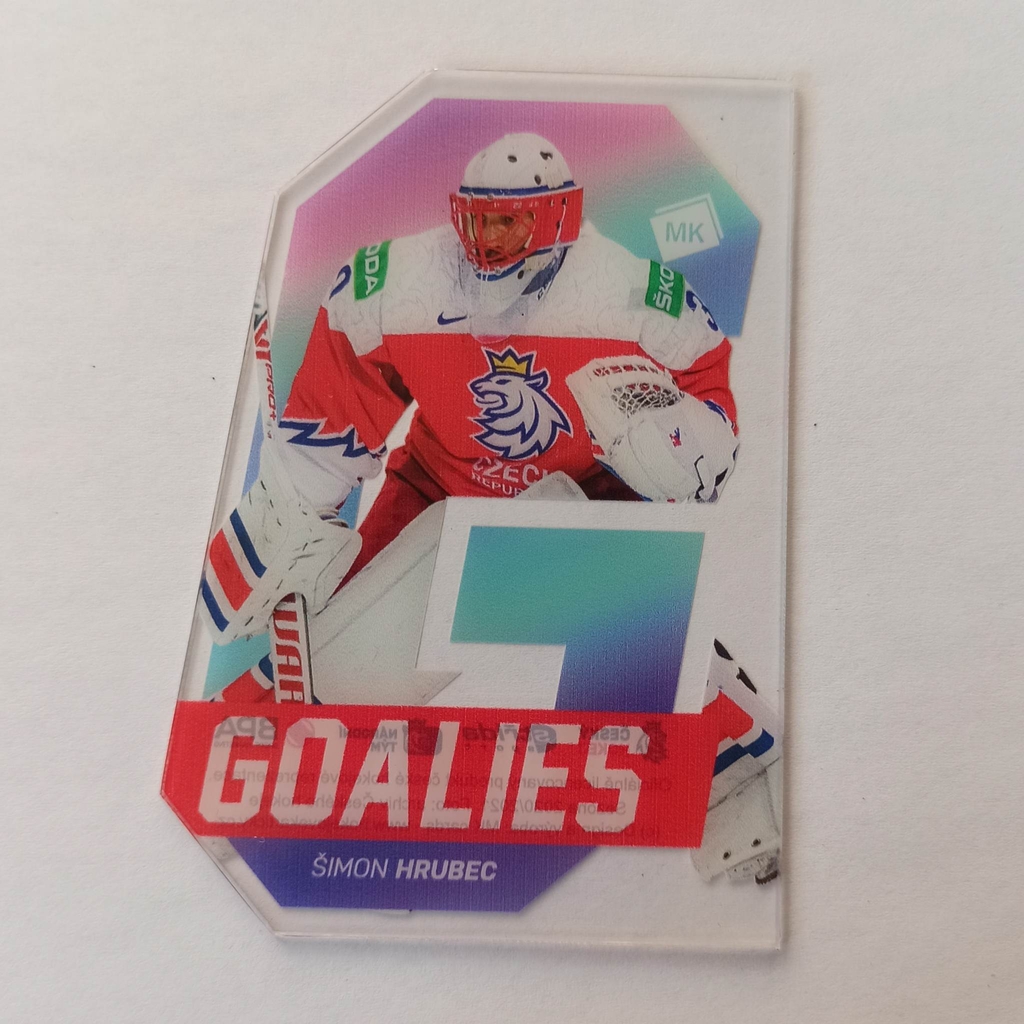 Šimon Hrubec  2021 MK GOALIES  PROMO Rainbow 1 