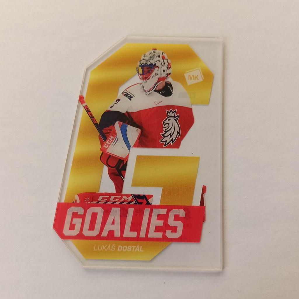 Lukáš Dostál 2021 MK GOALIES PROMO Gold 1