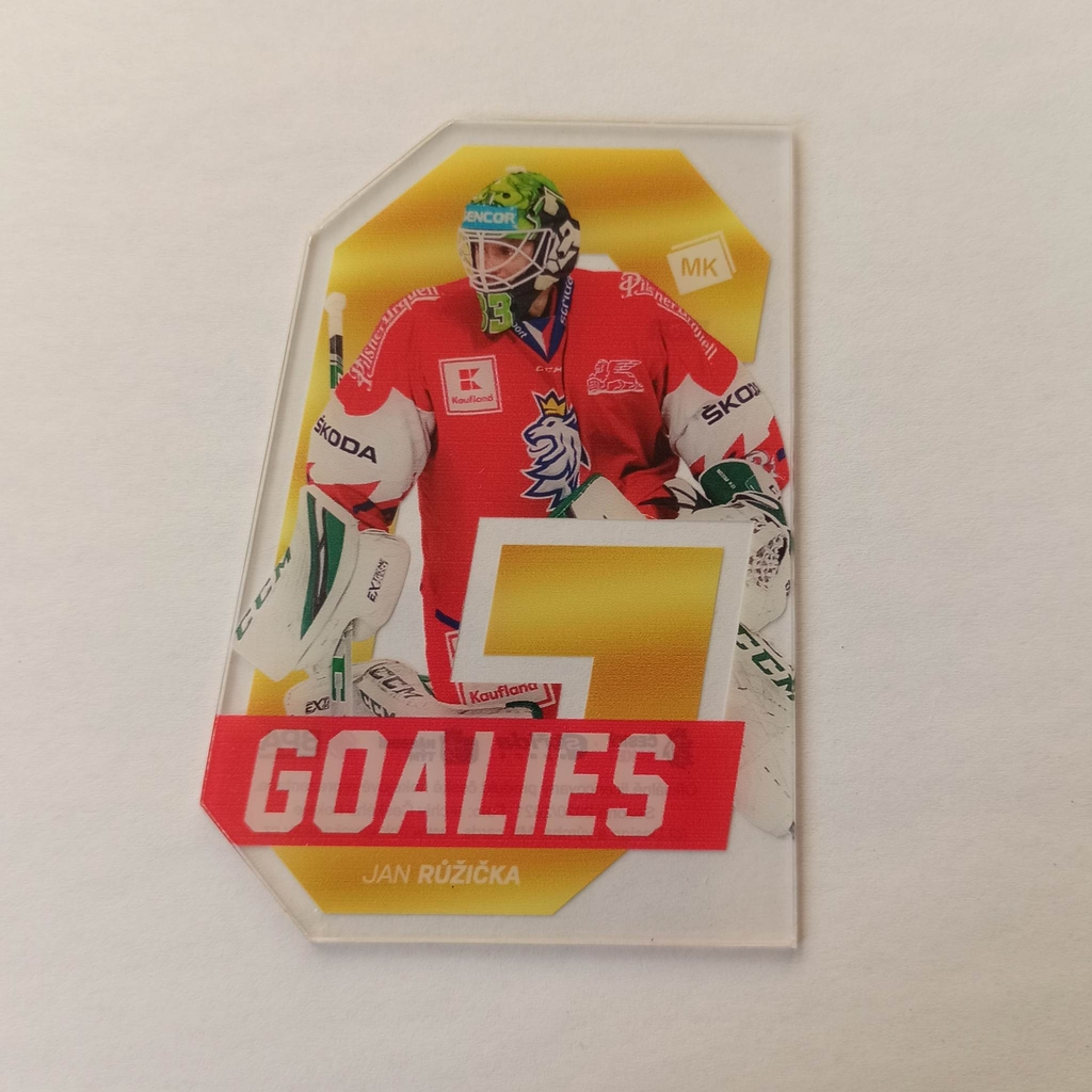 Jan Růžička 2021 MK GOALIES PROMO Gold 1