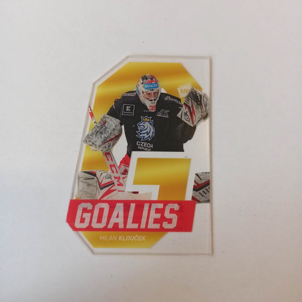 Milan Klouček 2021 MK GOALIES PROMO Gold 1