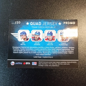  Rutta, Jeřábek, Krejčík, Kundrátek 2017 MK QUAD PATCH PROMO xx/10  2