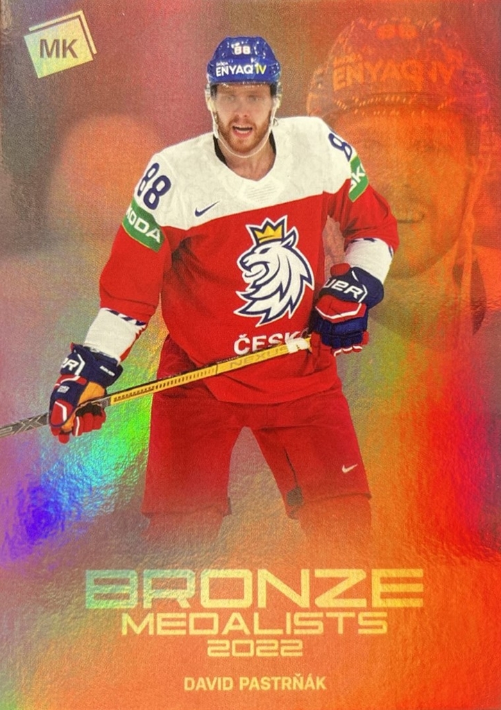 David Pastrňák 2022 Bronze Medalists - Bohemia Chips edition 1