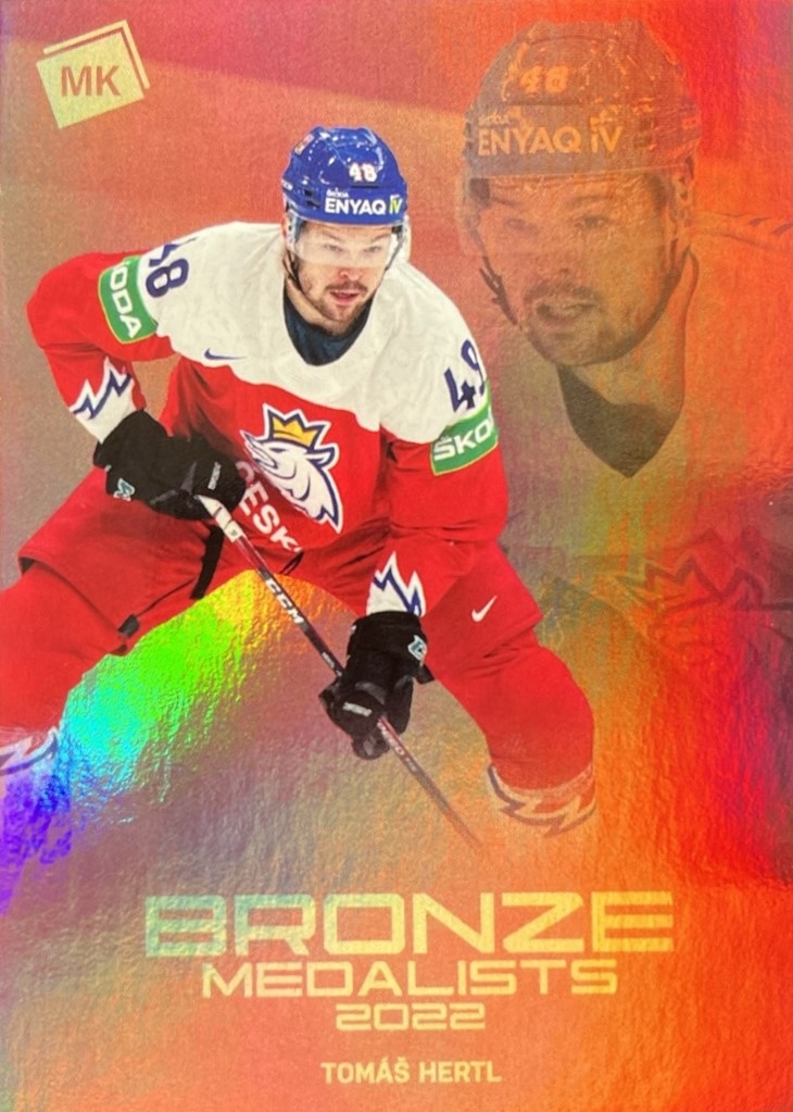 Tomáš Hertl 2022 Bronze Medalists - Bohemia Chips edition 1