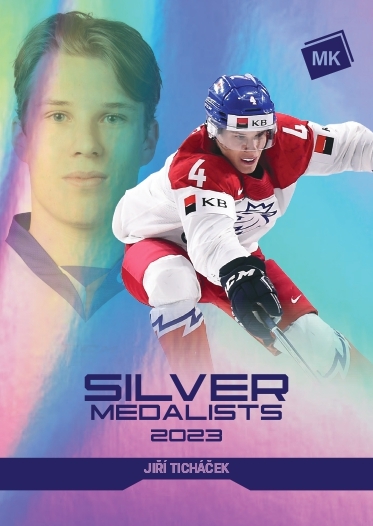 Jiří Ticháček 2023 Silver Medalists U20 - Bohemia Chips edition 1