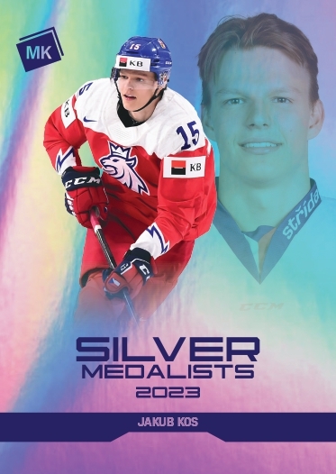 Lukáš Kos 2023 Silver Medalists U20 - Bohemia Chips edition1