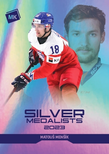  Matouš Menšík 2023 Silver Medalists U20 - Bohemia Chips edition1