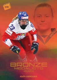  Agáta Sarnovská 2023 Bronze Medalists Women - Bohemia Chips edition1