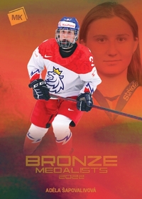  Adéla Šapovalivová 2023 Bronze Medalists Women - Bohemia Chips edition 1