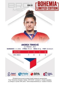  Andrea Trnková 2023 Bronze Medalists Women - Bohemia Chips edition