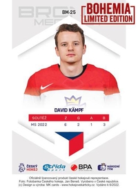 	David Kämpf 2022 Bronze Medalists - Bohemia Chips edition