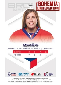 Denisa Křížová 2023 Bronze Medalists Women - Bohemia Chips edition