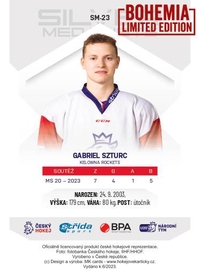 Gabriel Szturc 2023 Silver Medalists U20 - Bohemia Chips edition