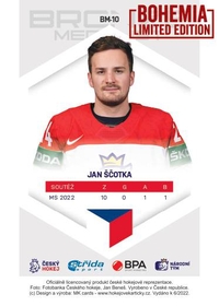 Jan Ščotka 2022 Bronze Medalists - Bohemia Chips edition
