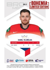 Karel Vejmelka 2022 Bronze Medalists - Bohemia Chips edition