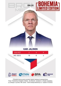 Kari Jalonen 2022 Bronze Medalists - Bohemia Chips edition