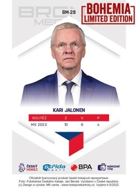 Kari Jalonen 2022 Bronze Medalists - Bohemia Chips edition