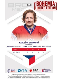 	Karolína Erbanová 2023 Bronze Medalists Women - Bohemia Chips edition