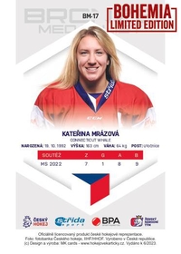 Kateřina Mrázová 2023 Bronze Medalists Women - Bohemia Chips edition