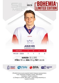 Lukáš Kos  2023 Silver Medalists U20 -  Bohemia Chips edition