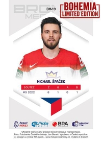 Michael Špaček 2022 Bronze Medalists - Bohemia Chips edition