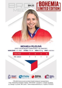 Michaela Pejzlová 2023 Bronze Medalists Women  - Bohemia Chips edition