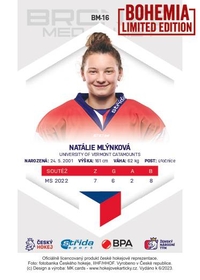 Natálie Mlýnková 2023 Bronze Medalists Women  - Bohemia Chips edition