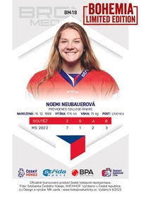 Noemi Neubauerová 2023 Bronze Medalists Women  - Bohemia Chips edition