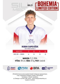Robin Sapoušek 2023 Silver Medalists U20 -  Bohemia Chips edition