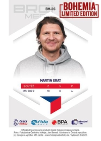 Martin Erat  2022 Bronze Medalists - Bohemia Chips edition