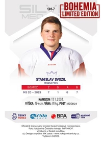 Stanislav Svozil  2023 Silver Medalists U20 -  Bohemia Chips edition