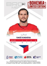 Tomáš Kundrátek 2022 Bronze Medalists - Bohemia Chips edition