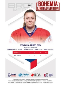 Vendula Přibylová  2023 Bronze Medalists Women  - Bohemia Chips edition
