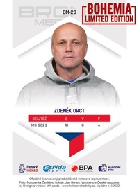 Zdeněk Orct   2022 Bronze Medalists - Bohemia Chips edition