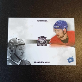 Adam Musil a František Musil 2023 MK EXPO Pardubice - podpisová kartička