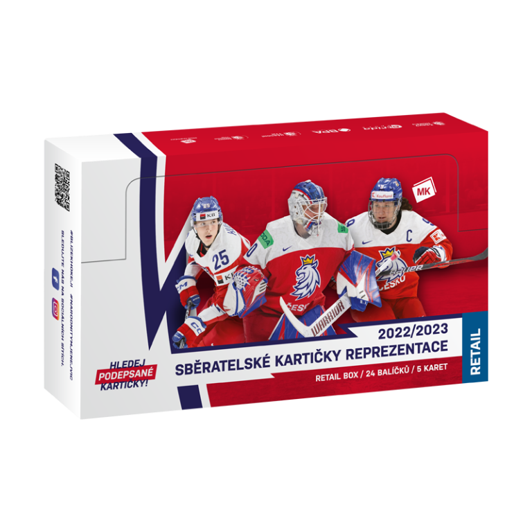 RETAIL BOX 2023 narodni tym karticky hokejS