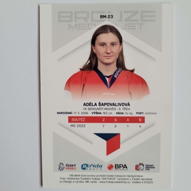  Adéla Šapovalivová 2022/23 MK Bronze Medalists Woman PROMO
