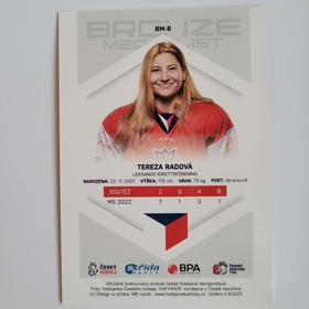 Tereza Radová 2022/23 MK Bronze Medalists Woman PROMO ražba
