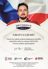 Jiří Černoch 2023 MK NPS bez podpisu PROMO ražba