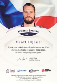 Michal Jordán 2023 MK NPS bez podpisu PROMO ražba
