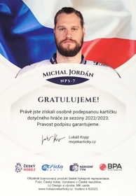Michal Jordán 2023 MK NPS bez podpisu PROMO ražba