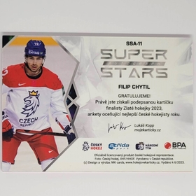 Filip Chytil 2022/23 MK Super Stars Auto Silver PROMO