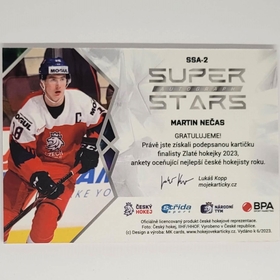 Martin Nečas 2022/23 MK Super Stars Auto Silver PROMO