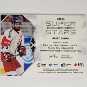 Radko Gudas 2022/23 MK Super Stars Auto Silver PROMO