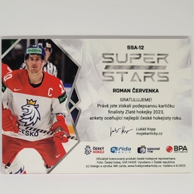 Roman Červenka 2022/23 MK Super Stars Auto Silver PROMO