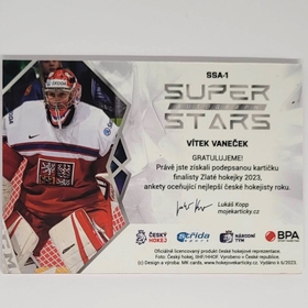 Vítek Vaneček 2022/23 MK Super Stars Auto Silver PROMO