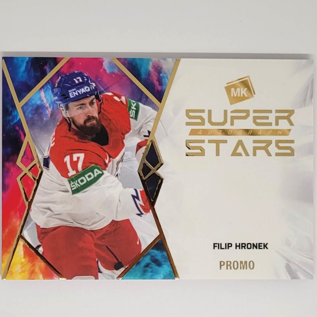 Filip Hronek 2022/23 MK Super Stars Auto Gold PROMO
