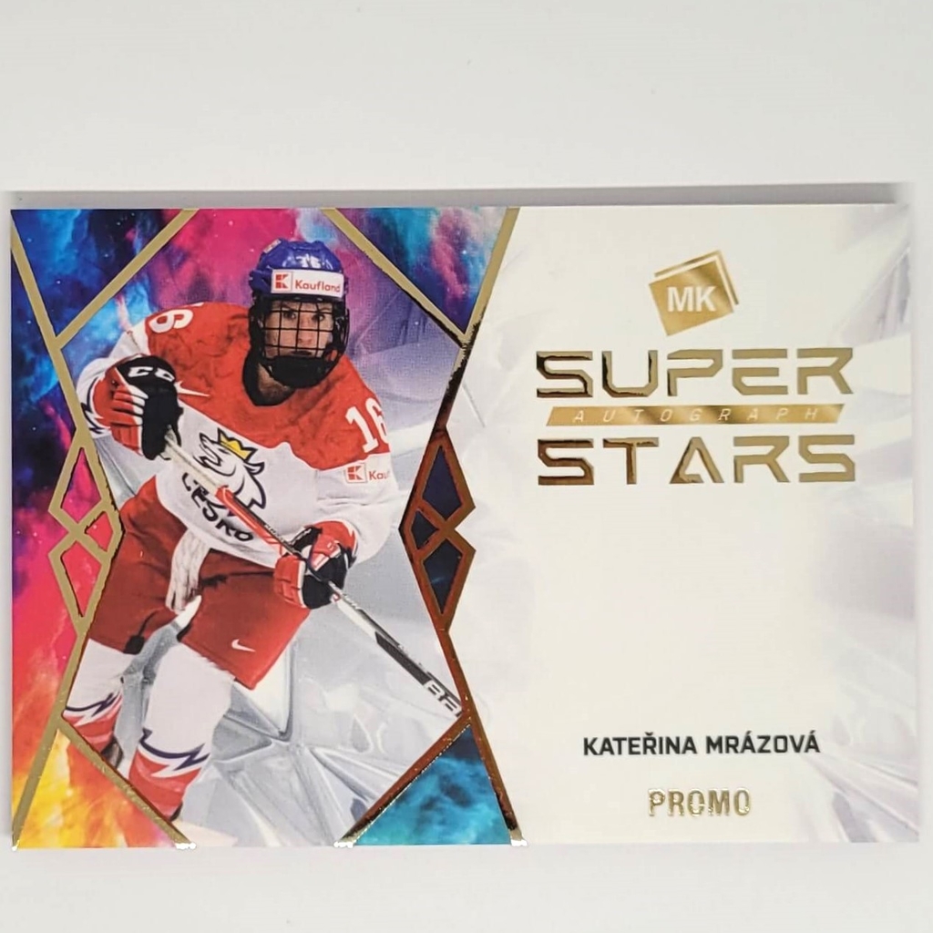 Kateřina Mrázová 2022/23 MK Super Stars Auto Gold PROMO