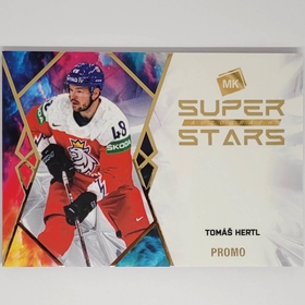 Tomáš Hertl 2022/23 MK Super Stars Auto Gold PROMO